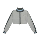 Women Sweater Color Matching Short Sweater Women's Cardigan Sweater