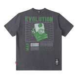 Men's T Shirt Printed Short-Sleeved Men's Retro Ins All-Match T-shirt