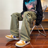 Men Sweatpants Men's Autumn and Winter Design Casual Pants Straight