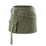 Women Skirt Retro Workwear Short Skirt Women's Skirt Autumn