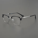 CHH Chrome Hearts Glasses Versatile Ultra Light Titanium Business Glasses Frame