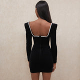 Women Dresses Fall/Winter Long Sleeve Short Dress Sexy Dress