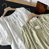 Women T-Shirt Short-Sleeved Shirt Women's Summer Loose Top