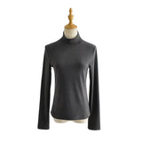 Women T-Shirt Bottoming Shirt Women's Spring Long-Sleeved T-shirt Top