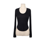 Women's Long Sleeve Shirt Top for Autumn and Winter