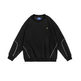 Unisex Hoodie All-Match Top Loose Crew Neck Sweater Coat Men