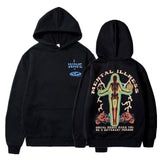Skeleton Thermal Imaging Graphic Print Hoodie Men's
