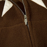 Men Hoodie Winter Hooded Jacket Men's Vibe Paste Cloth Embroidery Five-Pointed Star