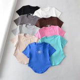 Women T-shirt Vintage Print Short Sleeves T-shirt Women's Summer Casual