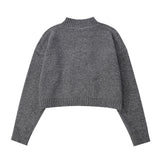 Women Sweater Short Sweater for Girls Autumn Sweater