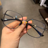 CHH Chrome Hearts Glasses Pure Titanium Square Ultra Light Myopia Glasses Frame