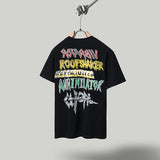 Travis Scott T-Shirt Travis Scott Cactus Jack x Utopia Loose Short Sleeve