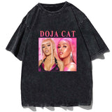 Vintage Doja Cat Printed T-Shirt Rap Oversized Wash
