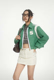 Unisex Jacket Autumn Classic Style Embroidered Coat