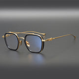 CHH Chrome Hearts Glasses Double-bridge Square Eyeglass Frames