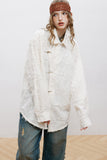 Unisex Jacket Autumn Tassel Fabric Long Sleeve Shirt