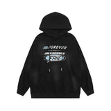 Men Hoodie Letter Printed Hoodie Men's Loose Casual