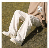 Men Sweatpants Japanese Men's Fashion Brand Loose Straight Mopping Pants
