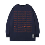 Men Long Sleeve Shirt Fashion Brand Autumn and Winter Long Sleeve T-shirt Men and Women Ins Hip Hop Style Loose All-Match