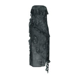 Women Dresses Leopard Print Dress Y2g Split Sexy Maxi Dress