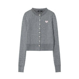 Women Sweater Short Knitted Women's Cardigan Autumn Long Sleeve Sweater