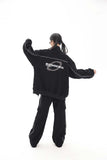 Unisex Jacket Fall Color-Blocking Zip Jacket