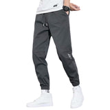 Men Sweatpants Loose Tappered Workwear Pants Summer