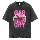 Nicki Minaj Vintage Washed T Shirt Gag City Pink Friday