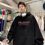 Men Hoodie Sweater Men's Spring and Autumn Hooded Ruffle Handsome Men's Long-Sleeved Jacket