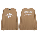 Men Long Sleeve Shirt Denim Embroidered Patch Long Sleeve Bottoming T-shirt Men and Women Couple