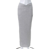 Women Desses Casual V-Shaped Skirt Slim Fit