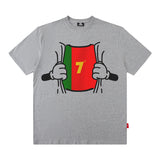 Men T Shirt Hip Hop Retro Short-Sleeved T-shirt Men's Loose Casual