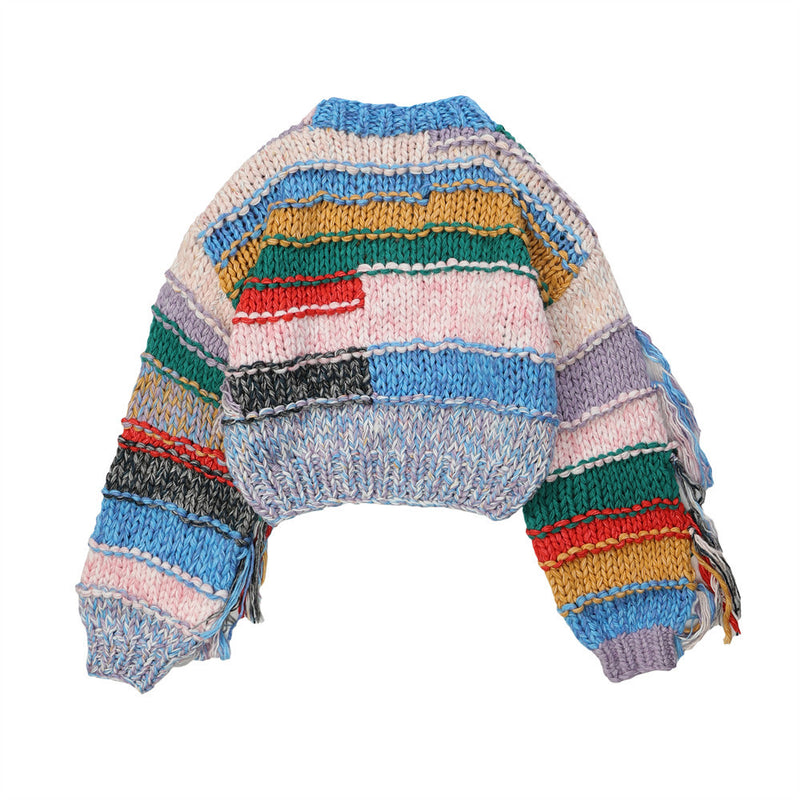 Women Sweater Long Sleeve Sweater Women's Autumn Loose Short