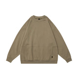 Unisex Hoodie Retro Crew Neck Pullover Sweatshirt Men's Design Fashion Brand