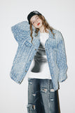 Unisex Jacket Autumn Denim Tassel Jacket Women's Clothing