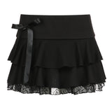 Women Skirt Lace Stitching Skirt Sexy Skirt