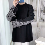 Men Hoodie Men's Sweater Men's Light Luxury Long-Sleeved T-shirt round Neck