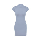 Women Dresses Women's Summer Solid Color Short Sleeveless Dress