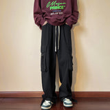 Men Sweatpants Overalls Men's Straight