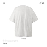 American vintage street T-shirt pure cotton men's and women's summer loose