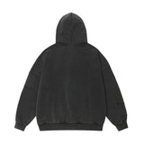 Men Hoodie Washed and Worn Hooded Jacket Men's Autumn and Winter
