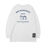 Men Long Sleeve Shirt Men and Women Loose Long Sleeve T-shirt Autumn Undershirt Casual