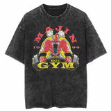 Cotton Mens Vintage Japan Anime Print Oversize TShirt