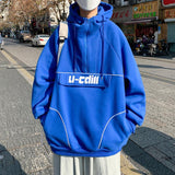 Men Hoodie Sweater Men's Hooded Jacket High Street Ins Spring and Autumn Loose