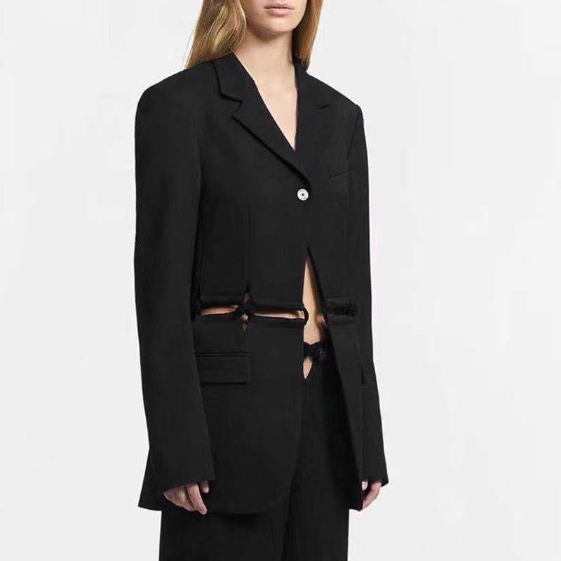 Frankie Shop Hourglass Blazer Spring Short Suit Jacket