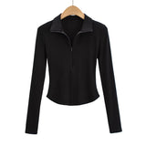 Women T-shirt Autumn Undershirt Slim Sweater Women's T-shirt