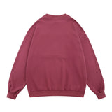 Men Hoodie Printed Crew Neck Sweatshirt Spring and Autumn Leisure Long Sleeve Loose