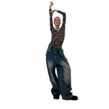 Women Cargo Pants Jeans Women's Spring Wide Leg Pants
