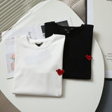 Women T-Shirt round Neck Short Sleeve Women Loose White T-shirt