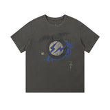 Travis Scott T-Shirt Vintage Loose Short Sleeve T-Shirt